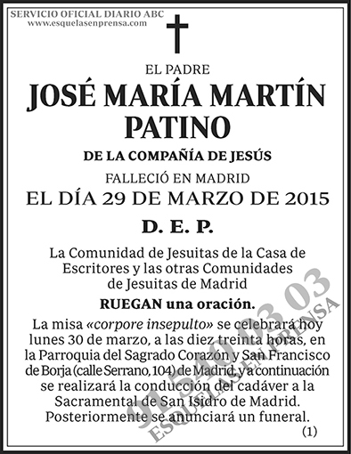 José María Martín Patiño